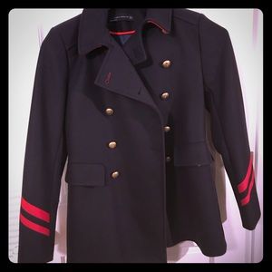 Brand New Zara British Pea Coat